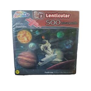 500 piece puzzle Grafix 3D Solar System 18.9" x 13.4" New